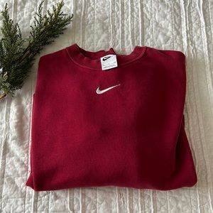 Nike cropped crew sweatshirt